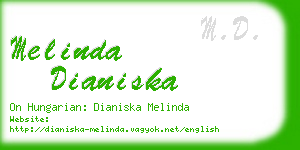 melinda dianiska business card